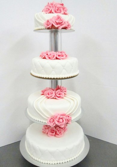 Свадебный торт Торты на этажерках (В102206) - Компания Венский пекарь