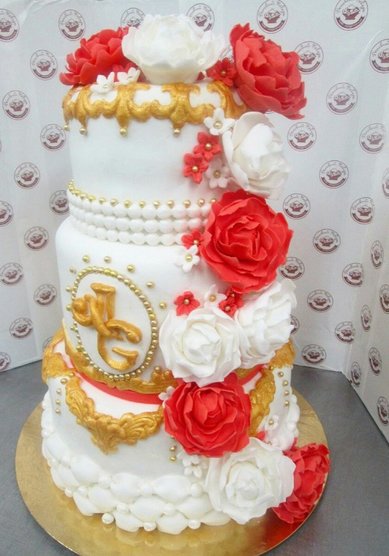 Торт на свадьбу В102209 - Компания Венский пекарь