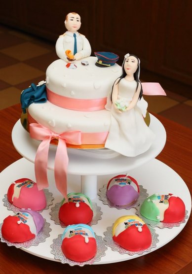 Свадебный торт В102230 - Компания Венский пекарь