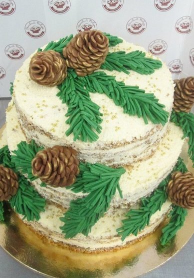 Торт на свадьбу Голые торты (В102235) - Компания Венский пекарь