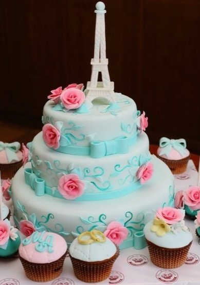 Торт на свадьбу сладкий стол (В102241) - Компания Венский пекарь