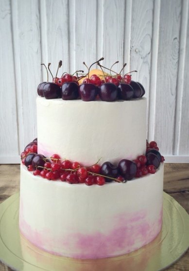 Свадебный торт Торт с фруктами и ягодами (М97024) - Компания Мехедова Александра