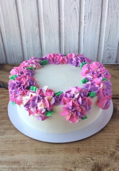Торт на свадьбу Торт с гортензиями (М97025) - Компания Мехедова Александра