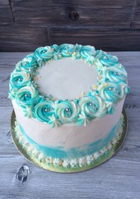  «Торт в бирюзовых тонах» (М97023)