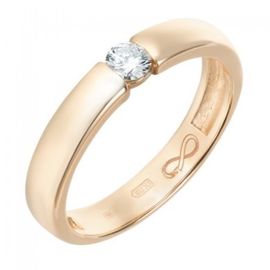 Обручальное кольцо R01-WED-00022-М12342 - Ювелирный салон Московский ювелирный завод