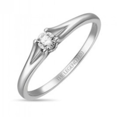 Помолвочное кольцо R01-SL06-015-G2-М12353 - Ювелирный салон Московский ювелирный завод