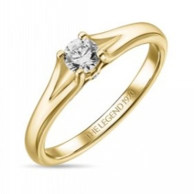 Помолвочное кольцо R01-SL06-020-G2-М12355 - Ювелирный салон Московский ювелирный завод