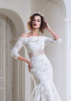Свадебное платье 1511-С62098. Силуэт Русалка (Рыбка), длинное со шлейфом.
