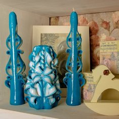 Салон аксессуаров Свадебные резные свечи