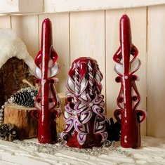 Салон аксессуаров Свадебные резные свечи