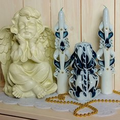 Салон аксессуаров Свадебные резные свечи