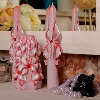 Свадебные свечи С99668 - Салон аксессуаров Свадебные резные свечи